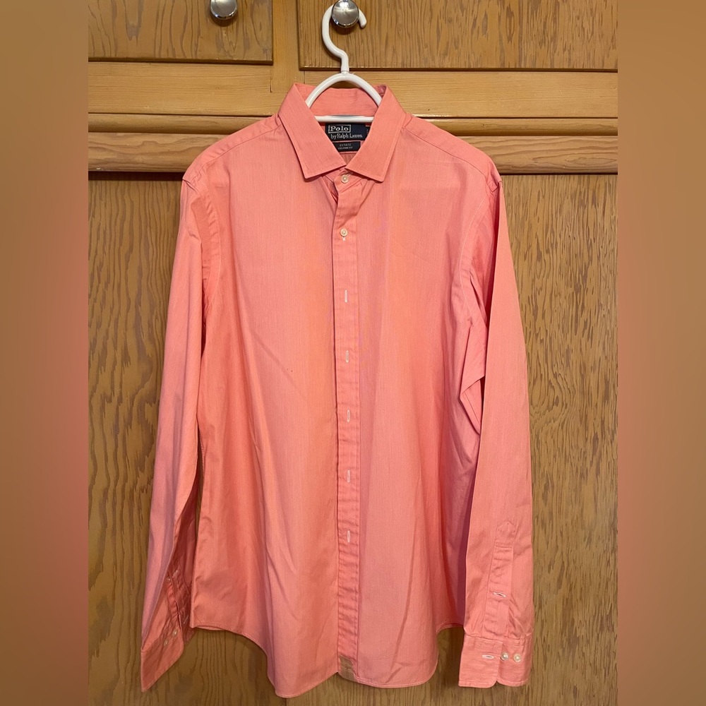 Orange Ralph Lauren button up